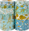allydrew Decorative Gold Foil Washi Tape Box Set for Arts & Crafts, Scrapbooking, Stationery, Diary (10 Rolls), Blue Green Bloom...