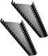 Plastic Wrench Organizer, Premium High-density Wrench Holder, Large Wrench Racks for Wall and Tool Box, 32 Slots Fit SAE&Metric Wrench Tray(2Black...