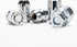 CARTMAN Universal Chrome Wheel Lock Set(M12 x 1.5 Thread Size), 4 Locks / 1 Key, Antitheft Tire Lock Set for Cars...