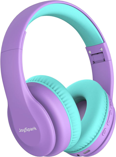 JoySpark Kids Bluetooth Headphones, Lightweight Kids Wireless Headphones for Kids, 85/94dB Volume Limited, 60 Hours Playtime, Bluetooth 5.3, Over-...