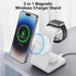 Wireless Charger, Magnetic Wireless Charger Compatible with iPhone 15 Pro/14/13/12 Series, Wireless Charging Station for Apple Watch Ultra 2/9/8/S...
