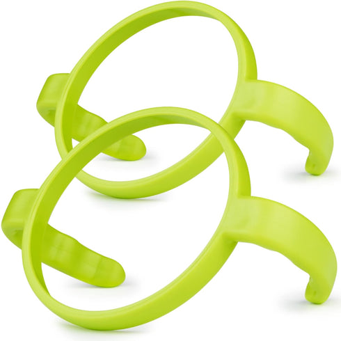 Baby Bottle Handles for Comotomo 5 Ounce & 8 Ounce Silicone Baby Bottles, Compatible Comotomo Bottle Holder for Baby, Pack of 2, Green...