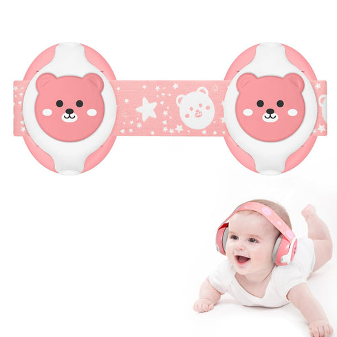 Baby Ear Muffs,25dB NRR Infant Headphones Noise Cancelling Baby Ear Protection with Carrying Bag Baby Travel Essentials,Baby Sound Proof Headphone...