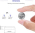 394 SR936SW Watch Battery 1.55V Silver Oxide Button Cell (10-Pack)...