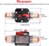 2 Piece 40A 40 Amp Circuit Breaker with Manual Reset Fuse Holder for Car Audio Marine Boat Stereo Switch Inverter Replace Fuses...