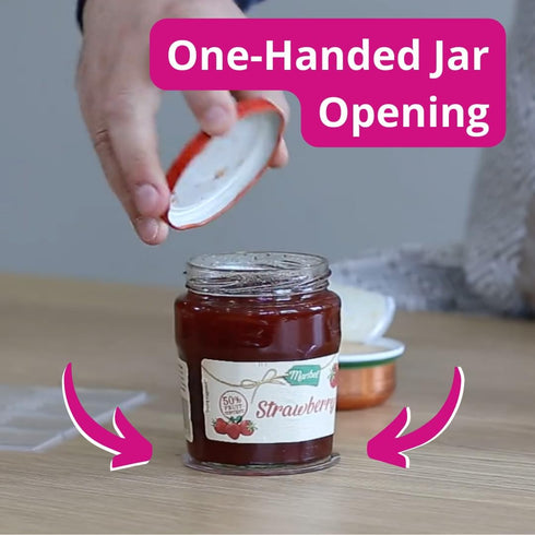 Non-Slip Grip Sticky Pad | Set of 3 | One-Handed Jar and Can Opener | Open bottles, cans and jars with one hand | Adaptive Kitchen Equipment | Ass...