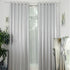 Blackout Drapery Shade Fabric Black and Silver 100 Percent Shading Light Waterproof Sunshade Cloth Light Weight (1Yard)...
