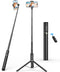 SYNCWIRE 62" Phone Tripod, All-in-One Aluminum Selfie Stick Tripod with Bluetooth Remote for iPhone and Android Smartphones, Perfect for Selfie, T...
