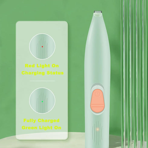 Dog Paw Trimmer, Cat Paw Trimmer Suitable for Pet Grooming at Home, Rechargeable Paw Trimmer for Dogs, Ergonomic Grip Paw Trimmer for Excessively ...