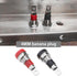 10Pieces 4mm Female Adapter Banana Jack Plug Audio Speaker Banana Plug Type Test Connector Panel Mount Banana Socket Jack Plug (5X Black, 5X Red)...