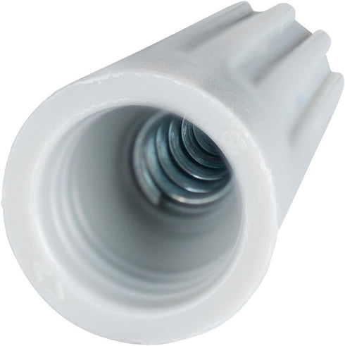 Gardner Bender 19-001 WireGard Screw, 22-16 AWG, Electrical Nut, 14 pk, Gray Wire Connector, 14 Pack, Grey, Count...