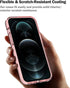 ArtsEvo Shockproof Clear Design for iPhone 13 Pro Max Case, Certified 6.6ft Drop Protection, Raised Edges Protect Camera and Screen, Pink...