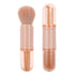 Retractable Makeup Brush, 4 in 1 Portable Travel Lip Brush, Highlight Brush, Eyeshadow Brush, Foundation Blending Powder Brush Mini Facial Cosmeti...