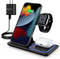 Wireless Charging Station, 3 in 1 Foldable Wireless Charger Stand, Wireless Charging Stand for iPhone 13/12/12 Pro/12 Pro Max/11/XS Max/XS/XR/X/8P...