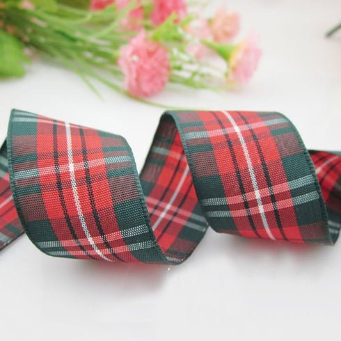 Christmas Ribbon Classic Plaid 1 1/2" x 50 yd...