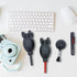 Lens Cleaning Kit Contains 2 Pcs Rubber Rocket Air Blower Duster, Lens Cleaning Pen, Blower Brush Dust Cleaner and Carrying Pouch, for Lens, Camer...