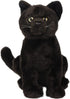 Black Cat Plush, Realistic Black Cat Stuffed Animal Pillow, Cute Plush Toy Gifts for Birthday/Halloween/Christmas, 9 inch...