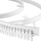 Alloy Plastic Windows and Balcony Curtain Track Soft Curved Track Curved Track Rail Slide Rail Accessories (2 Meters)...