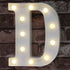 Pooqla LED Marquee Letter Lights Sign, Light Up Alphabet Letter for Home Party Wedding Decoration D...