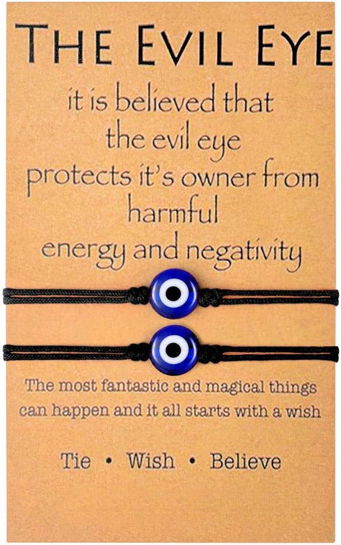 Evil Eye Bracelet for Women Good Luck String Bracelet Kabbalah Protection Friendship Wish Bracelet Jewelry for Girls Girlfriend Wife Mother Daught...