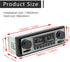 Classic Single Din Car Radio with Car Bluetooth BT,Car Stereo FM Radio,Hands Free Calling,Car Mp3 Player,Voice Control,USB,SD,AUX Port,Audio Recor...