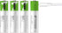 4 Pack AAA Battery,Rechargeable AAA Batteries, Lithium-ion Triple A Batteries 750mwh,1.5V Battery with 4 in1 USB Type C Port Cable Charger...