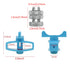 Electric Fence Kit, 12 Pieces Electric Wire Connector Split Bolt Joint Clamp with 2 Pieces Wire Tensioner for Electric Fencing...