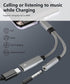 Samsung Galaxy S24 Headphone Adapter, USB C to AUX Mic Jack with PD 60W Fast Charging for Stereo, Earphones, Compatible with Samsung Galaxy S24/S2...