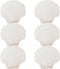 6PCS 4inch Scallop Shells, White Sea Shell for Crafting, DIY Painting, Home Wedding Decoration Natural Scallop Shells...