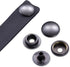 HolsterSmith Metal Snap Sets - (Line 24) - (Gunmetal) - (10 Sets) - for Leather, Holsters, Sheaths, Pouches, and Clothing...