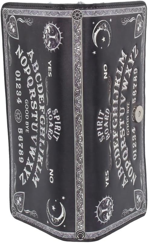 Nemesis Now Ouija Spirit Board Embossed Wallet, Gothic Purse, Occult Accessory, Black, 18.5cm...