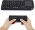 Mini Keyboard, 2.4GHz Keyboard with Touchpad, US Layout, Portable Handheld Rechargeable Keyboard...