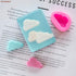 Fewo 2Pcs Tiny Size Cloud Silicone Fondant Mold - Pink, Rectangular Prism, Cake Decoration Molds...