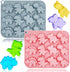 2 Pack Cute Dinosaur Silicone Molds 12 Cavity 3D Dinosaur Themed Baking Mould Tray DIY Baking Tool for Chocolate Cake Dessert Candy Mousse Pastry ...