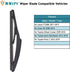 8" Rear Windshield Wiper Blade for Lexus CT200h 11-17, for Toyota Urban Cruiser 09-16, for Toyota Auris Hatchback 12-18, for Toyota Prius C 12-19,...