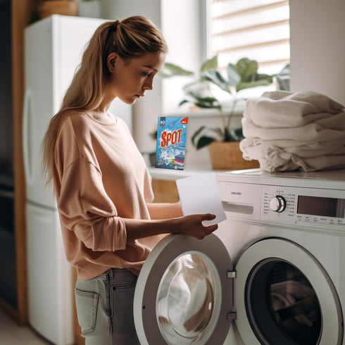 Laundry Detergent Sheets (60 Loads), Fresh Linen Scent, Made in Sweden, Plastic Free Packaging, Eco Friendly, Liquidless & Mess Free, No Spills, T...