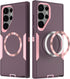 Designed for Samsung Galaxy S23 Ultra Case,Magnetic,Drop Protection Heavy Duty,Compatible with MagSafe,Dustproof,No Fading, No Yellowing,for Men W...
