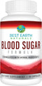 Best Earth Naturals Blood Sugar Formula with Cinnamon, Gymnema Sylvestre, Banaba, Guggul and More 60 Count...