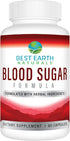 Best Earth Naturals Blood Sugar Formula with Cinnamon, Gymnema Sylvestre, Banaba, Guggul and More 60 Count...