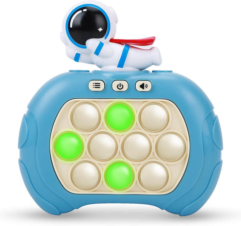 Fast Push Bubble Game for Kids & Adults, Version 2, Pop Light Up It Game Fidget Toy Handheld Game. Great for 8-12 Year Old Boys & Girls, Travel To...