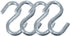 Paracord Planet - 4 Packs - S Shaped Hooks S Hanging Hooks S Metal Hanger - 3/8 Inch Thick, 3 Inches Long...