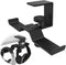 6amLifestyle Under Desk Dual Headphone Hanger, Metal Headset Stand Gaming Earphone Holder Universal Clamp on Desk Hanger Hook for All Headsets, Bl...