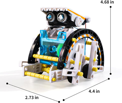 Lucky Doug 12-in-1 STEM Solar Robot Kit Toys Gifts for Kids 8 9 10 11 12 13 Years Old, Educational Building Science Experiment Set Gifts for Kids ...