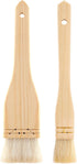 2PCS Flat Hake Paint Brushes, Hake Brush for Watercolor Brush Paint Artist Painting Brushes Set Sheep Hair Bristle for Watercolor, Wash Ceramic Po...