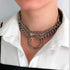 CLOACE Punk Leather Choker Necklace Black Gothic Collar Chokers Necklaces Wide Leathers Costume Jewelry Accessories for Women...