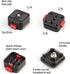 Quick Release Plate Kit QR Plate Camera Mount Adapter, Quick Release System with 1/4 Inch Screw for DSLR/Cameras/Tripod/Monopod/Slider/Handheld Gi...