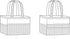 Simplicity Organizer Tote Bag Sewing Pattern Kit, Code S9527, One Size, Multicolor...
