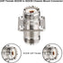 XRDS -RF SO239 to SO239 Chassis Mount Connector 2-Pack, SO239 UHF Female to Female 4 Hole Flange Panel Mount Adapter for PL259 UHF Antenna, CB &Am...