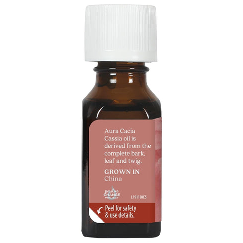 Aura Cacia Pure Essential Oil Cassia Bark - 0.5 fl oz...