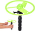 Botabee Flying Disc Launcher Toy for Kids - 4.5" Pull String Launcher Glowing Disk for Outdoor Fun - Durable Plastic Flying Disc Toy - Early Child...